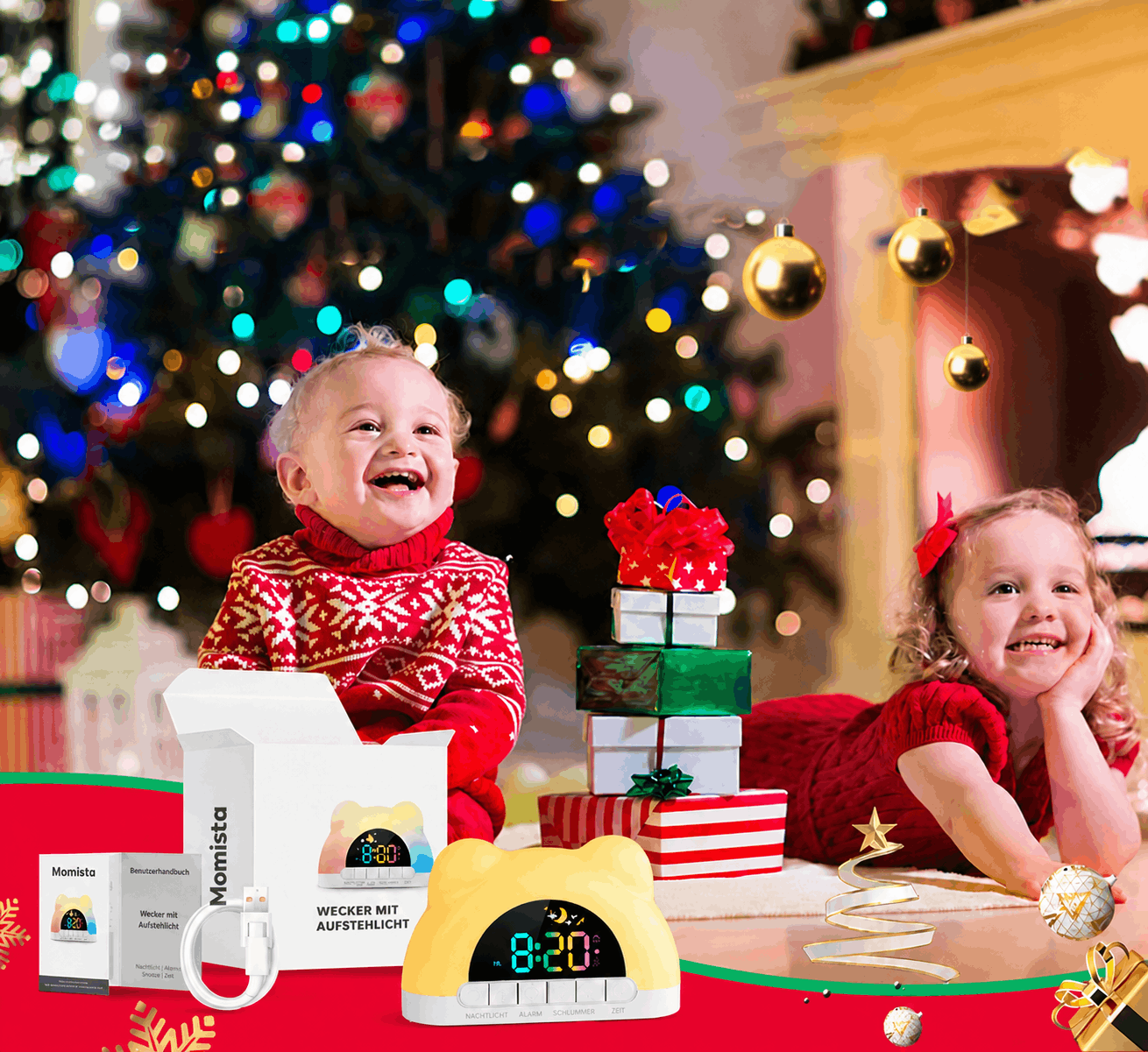 SleepBuddy – Kinderwecker mit Schlaftrainer & Nachtlicht