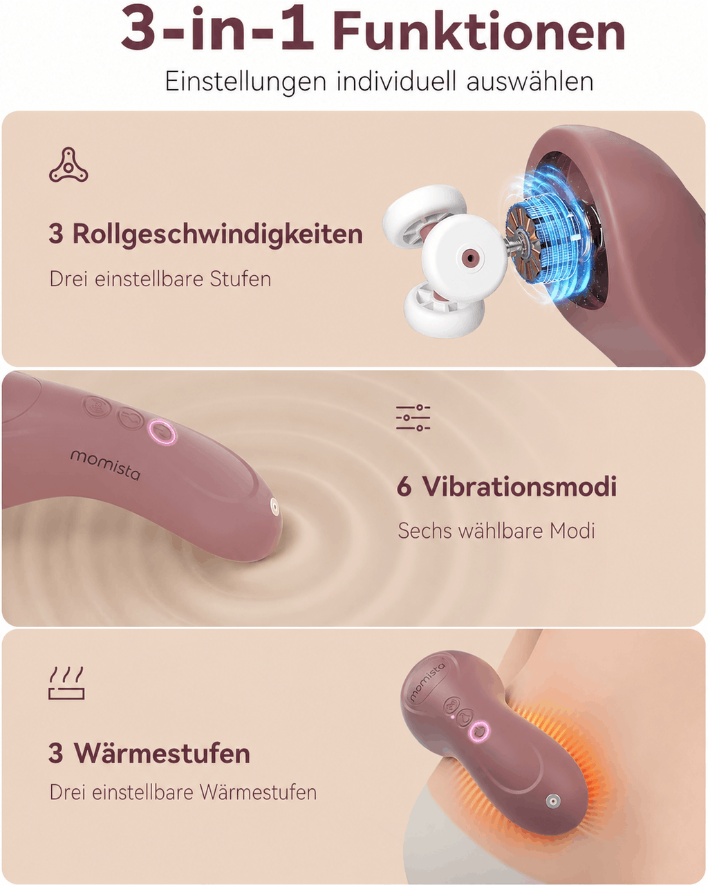 MamaRelief – Stillmassager mit Wärme & Vibration