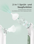 NoseCare – Elektrischer Nasensauger für Babys mit Sprühfunktion