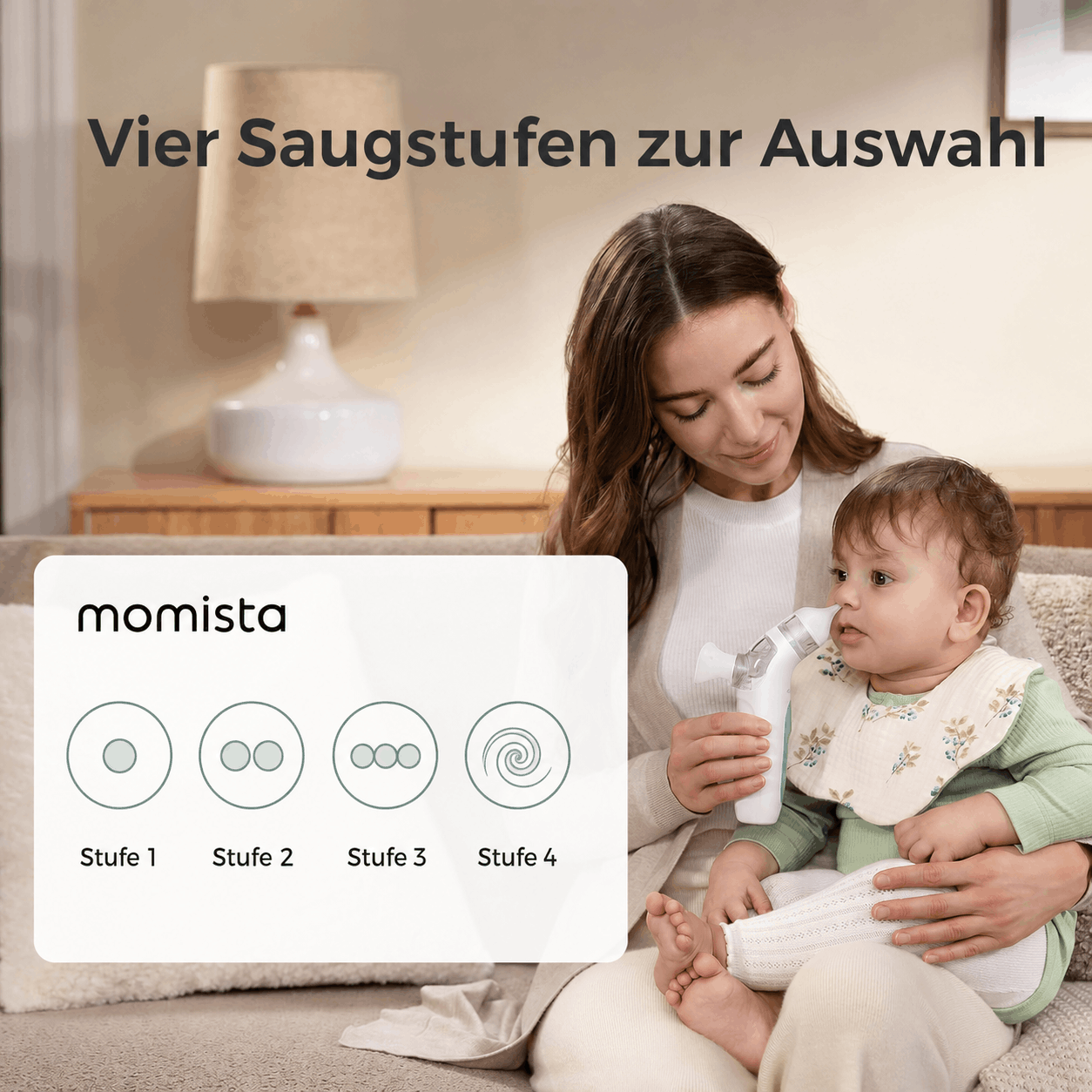 NoseCare – Elektrischer Nasensauger für Babys mit Sprühfunktion