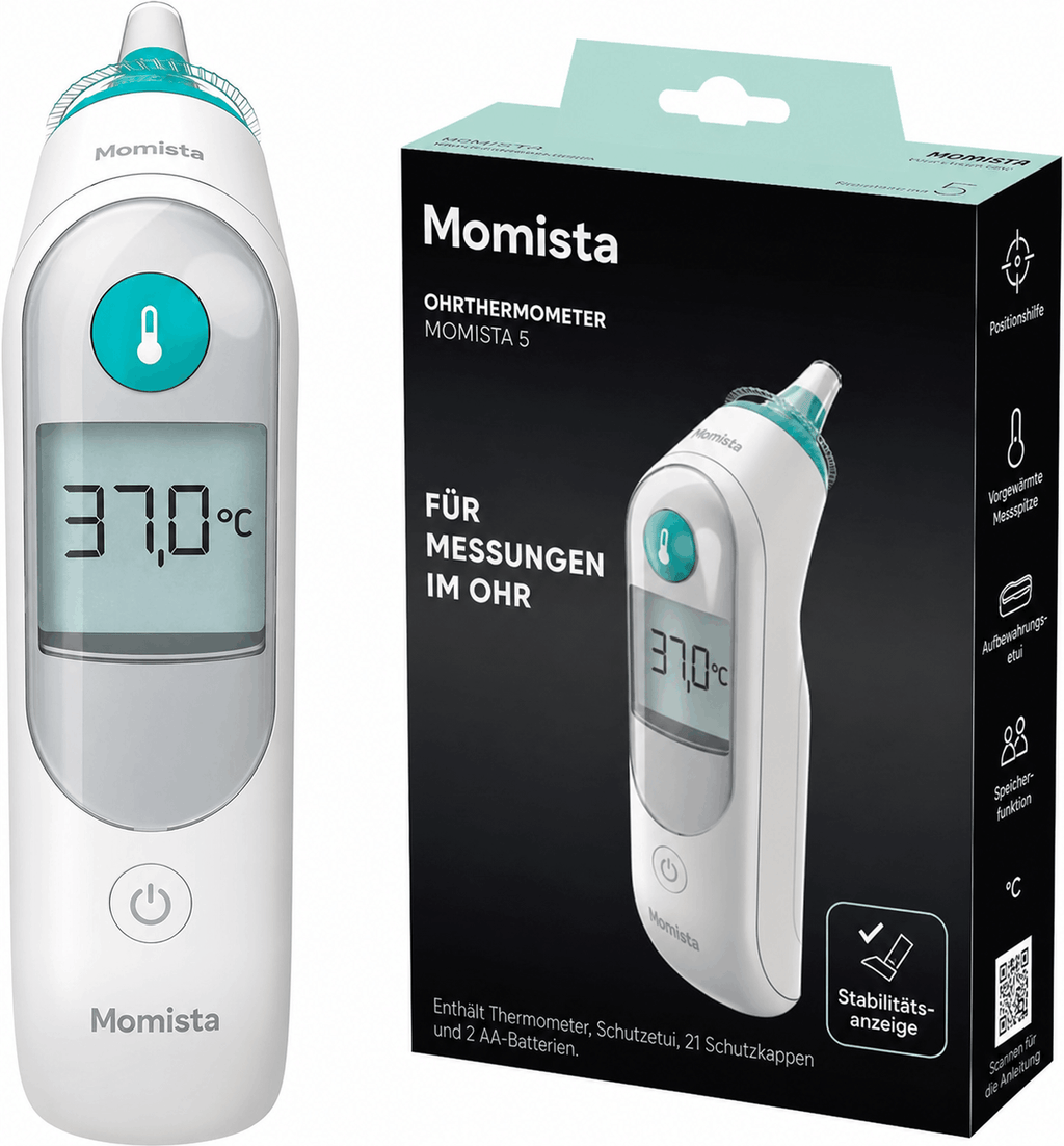 TempCare – Digitales Ohrthermometer für Babys & Kinder
