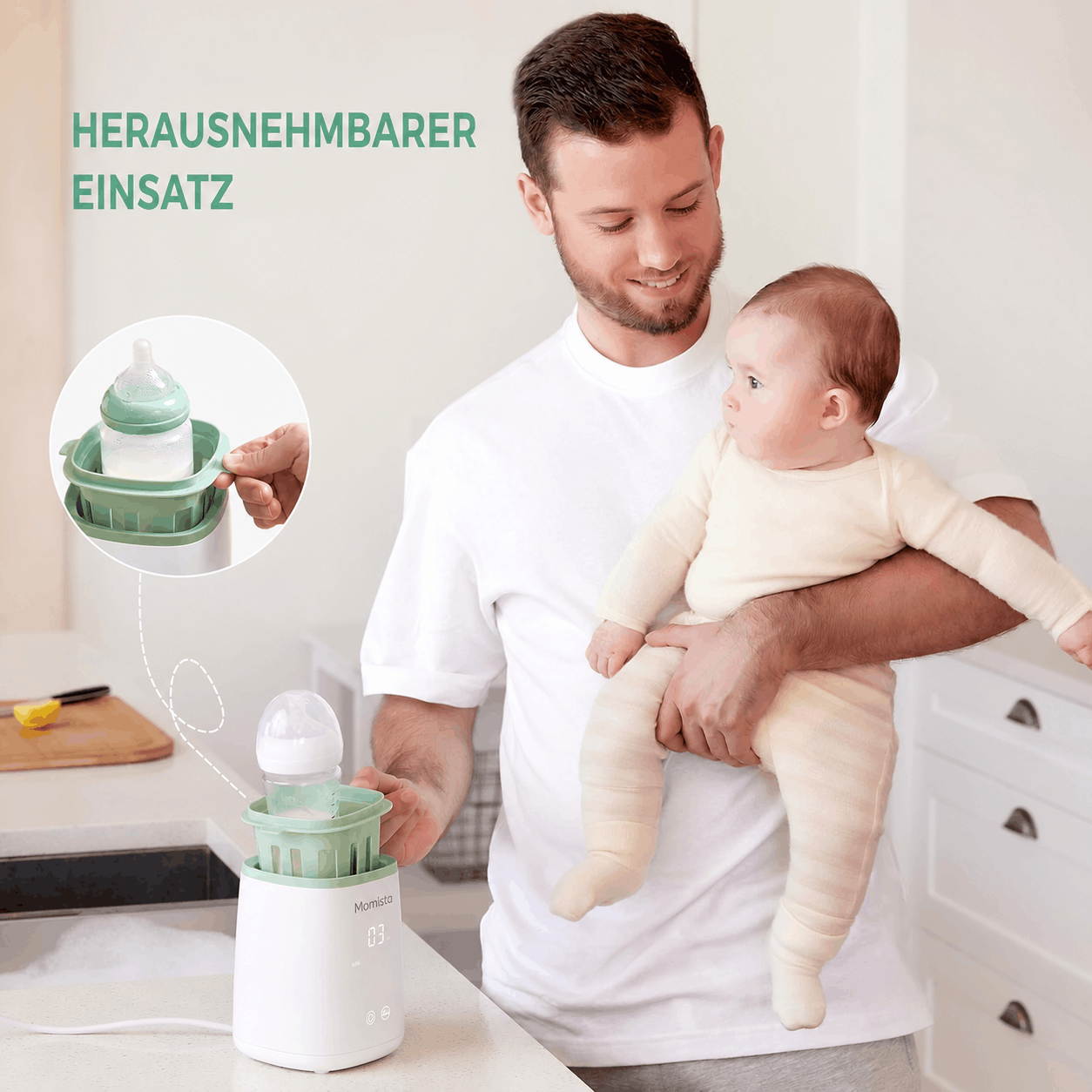 WarmFlow – Elektrischer Flaschenwärmer 10-in-1