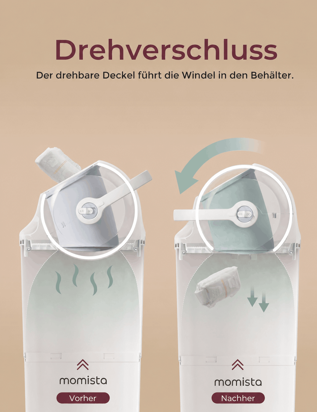 PureBin – Windeleimer mit Geruchsverschluss