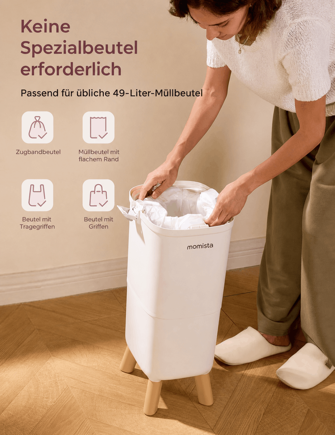 PureBin – Windeleimer mit Geruchsverschluss