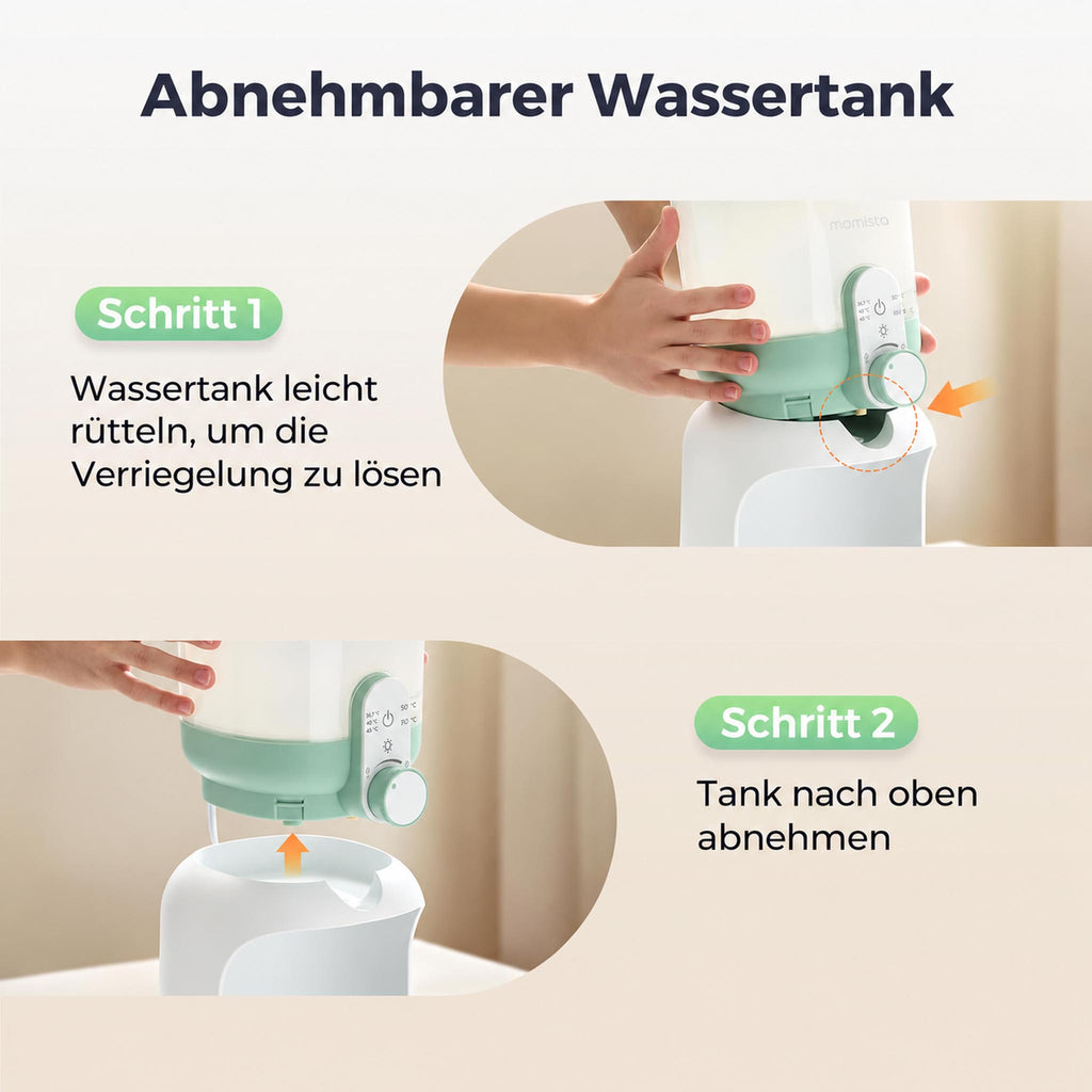 AquaReady – Wasserwärmer für Babynahrung mit Temperaturwahl