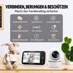 BabyView – Babyphone mit Kamera & 5-Zoll-Display