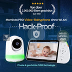 BabyView Pro+ Full-HD Babyphone mit 5,5-Zoll-Display