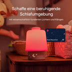 DreamGlow – White Noise Gerät mit Nachtlicht & App