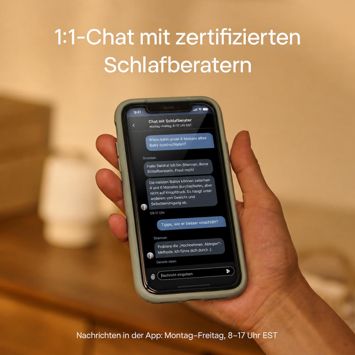 DreamGlow – White Noise Gerät mit Nachtlicht & App
