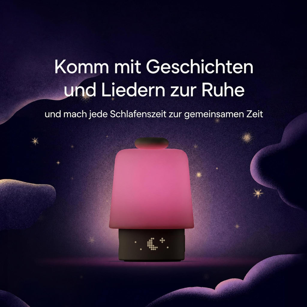 DreamGlow – White Noise Gerät mit Nachtlicht & App