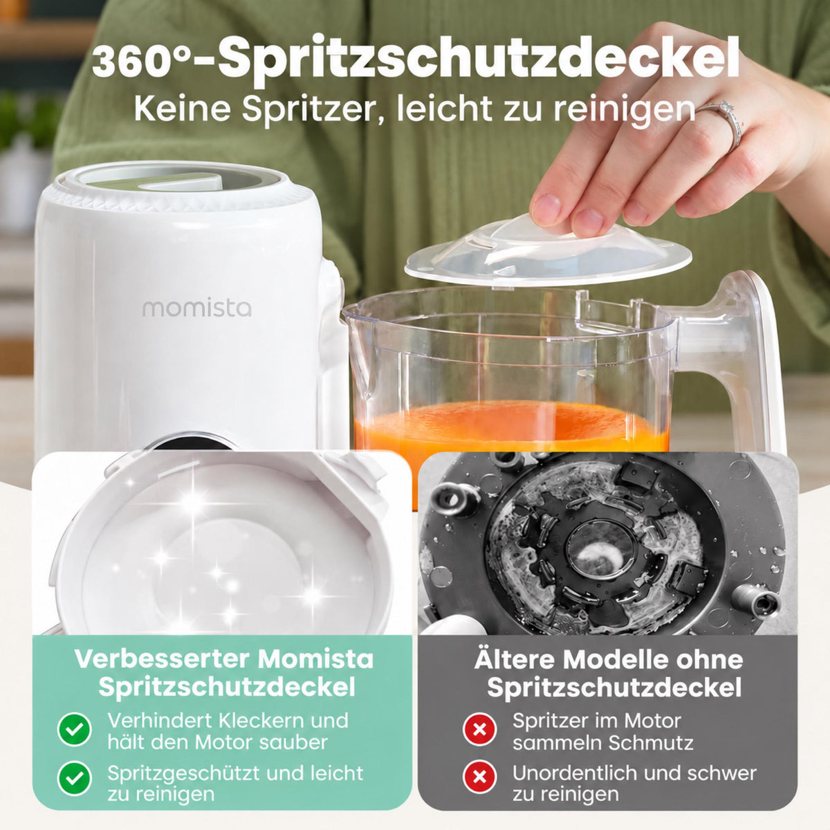 FoodEase – Babynahrungszubereiter mit Dampfgarer & Mixer