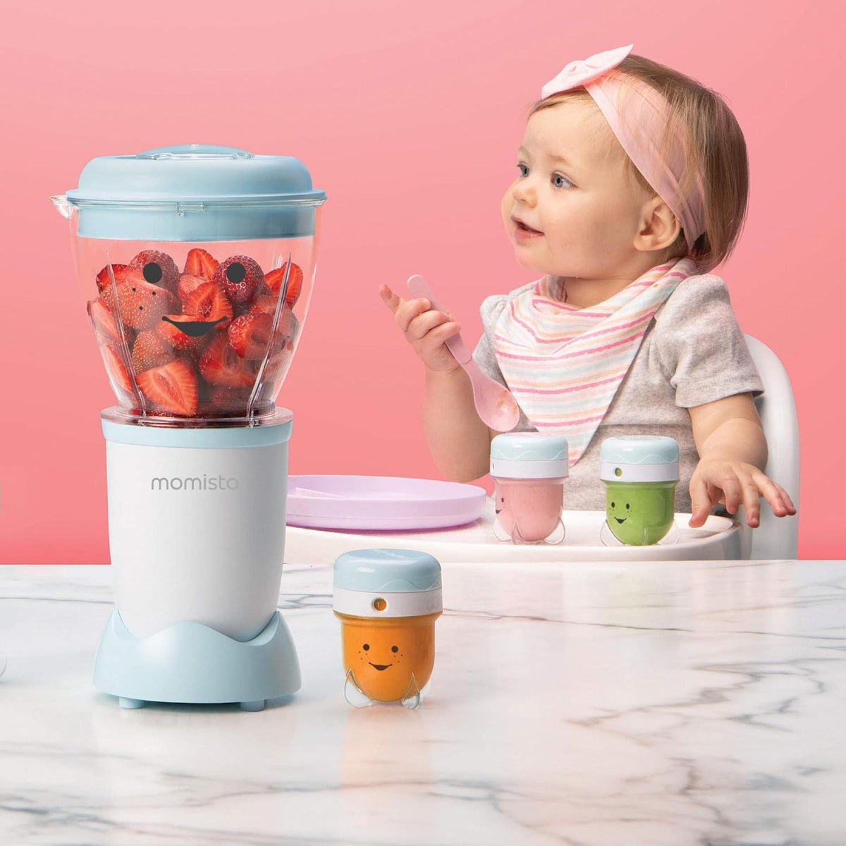 FoodMix – Babybrei-Mixer mit Portionsbehältern