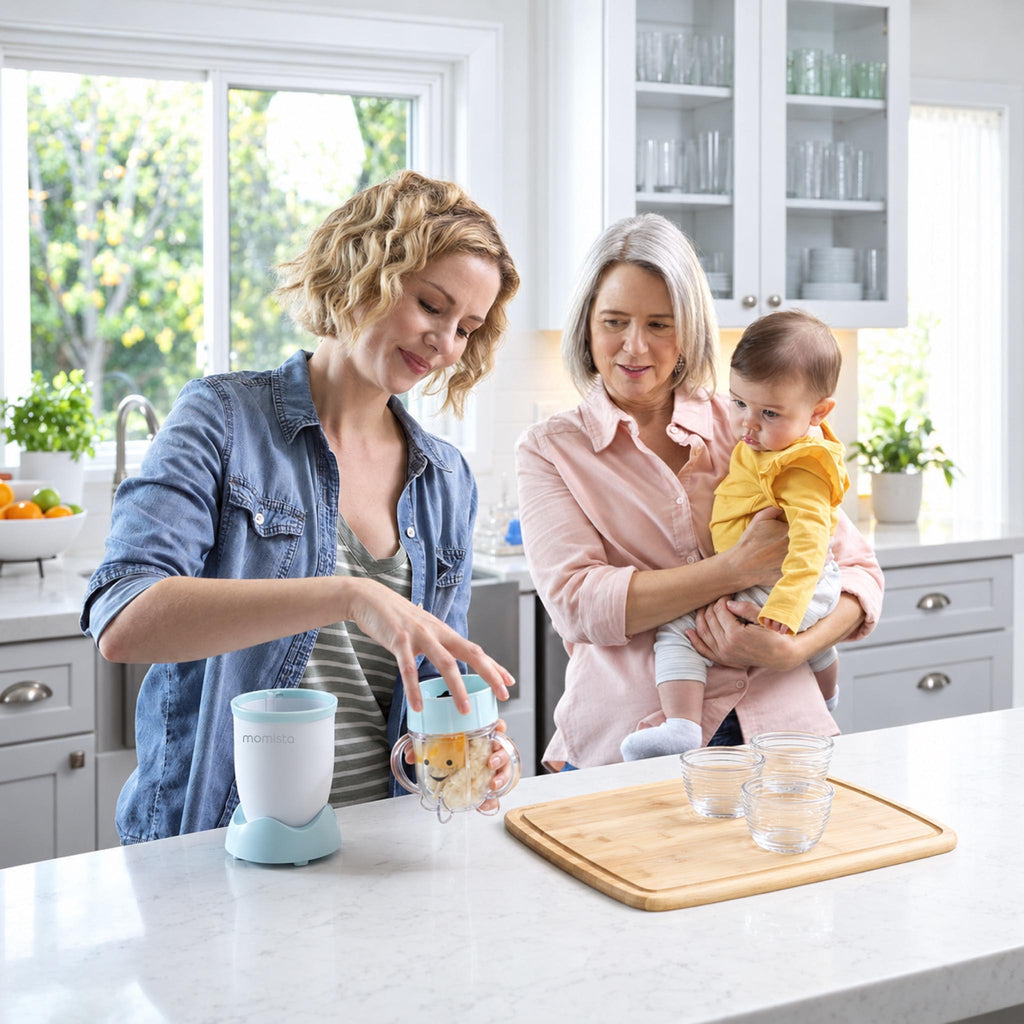 FoodMix – Babybrei-Mixer mit Portionsbehältern