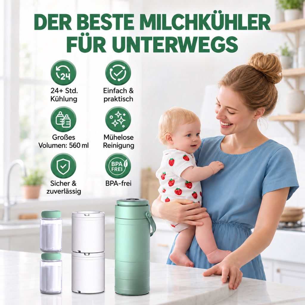 MilkChill Temp+ Muttermilchkühler mit Temperaturanzeige
