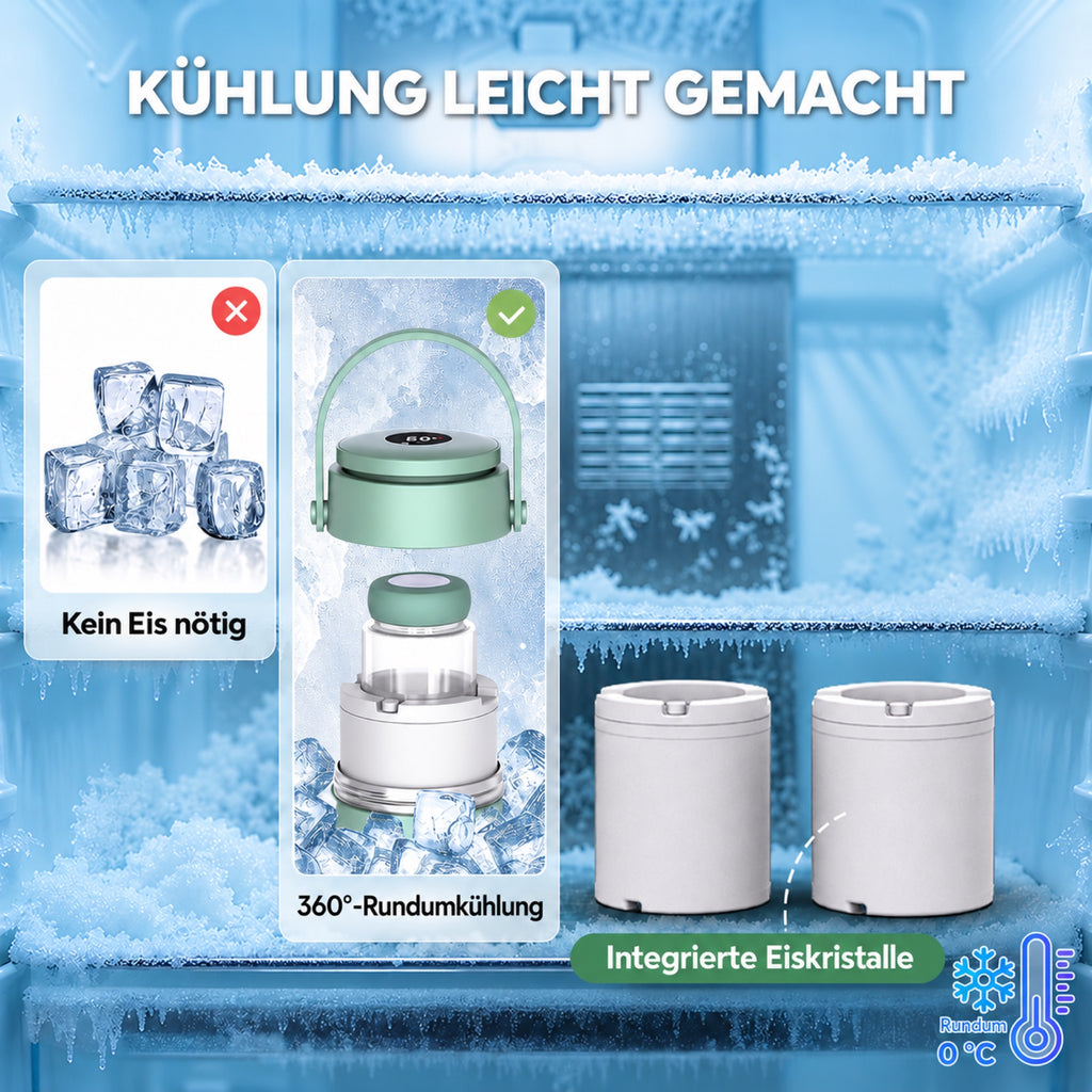 MilkChill Temp+ Muttermilchkühler mit Temperaturanzeige