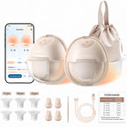 MilkFlow Heat+ – Tragbare Milchpumpe mit Wärme & App