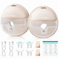 MilkFlow – Tragbare elektrische Milchpumpe im 2er-Set