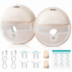 MilkFlow – Tragbare elektrische Milchpumpe im 2er-Set