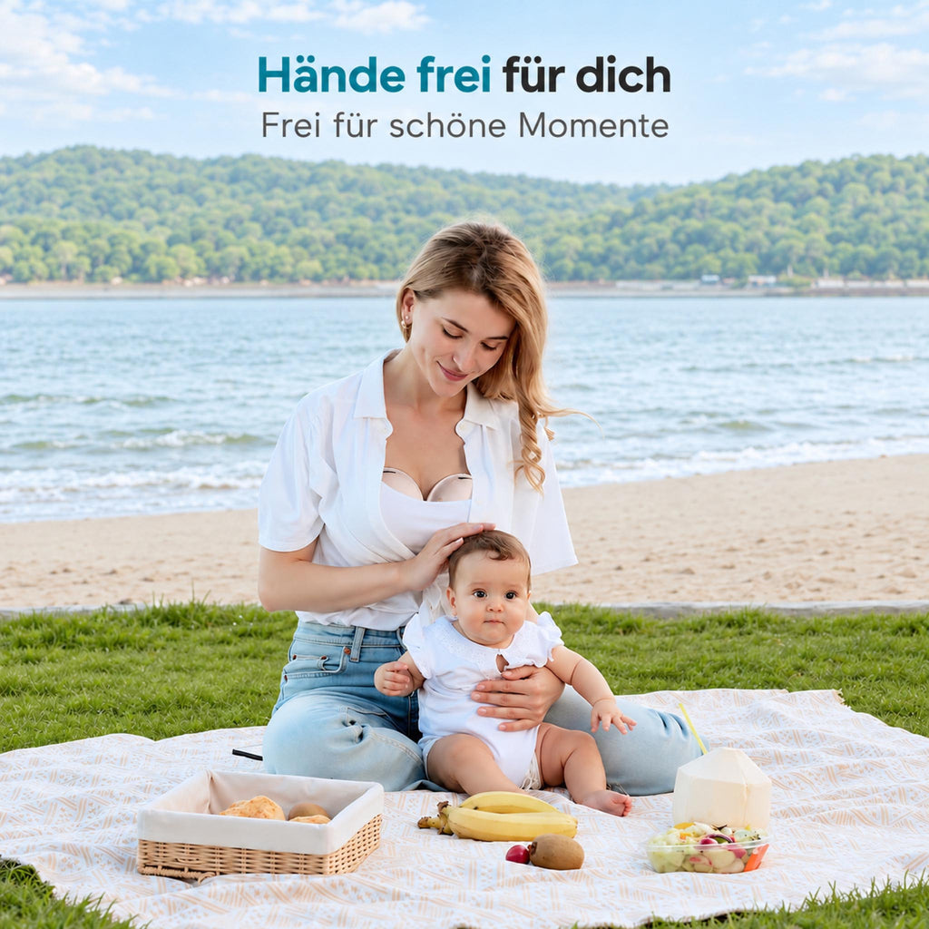 MilkFlow – Tragbare elektrische Milchpumpe im 2er-Set
