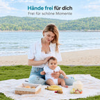 MilkFlow – Tragbare elektrische Milchpumpe im 2er-Set