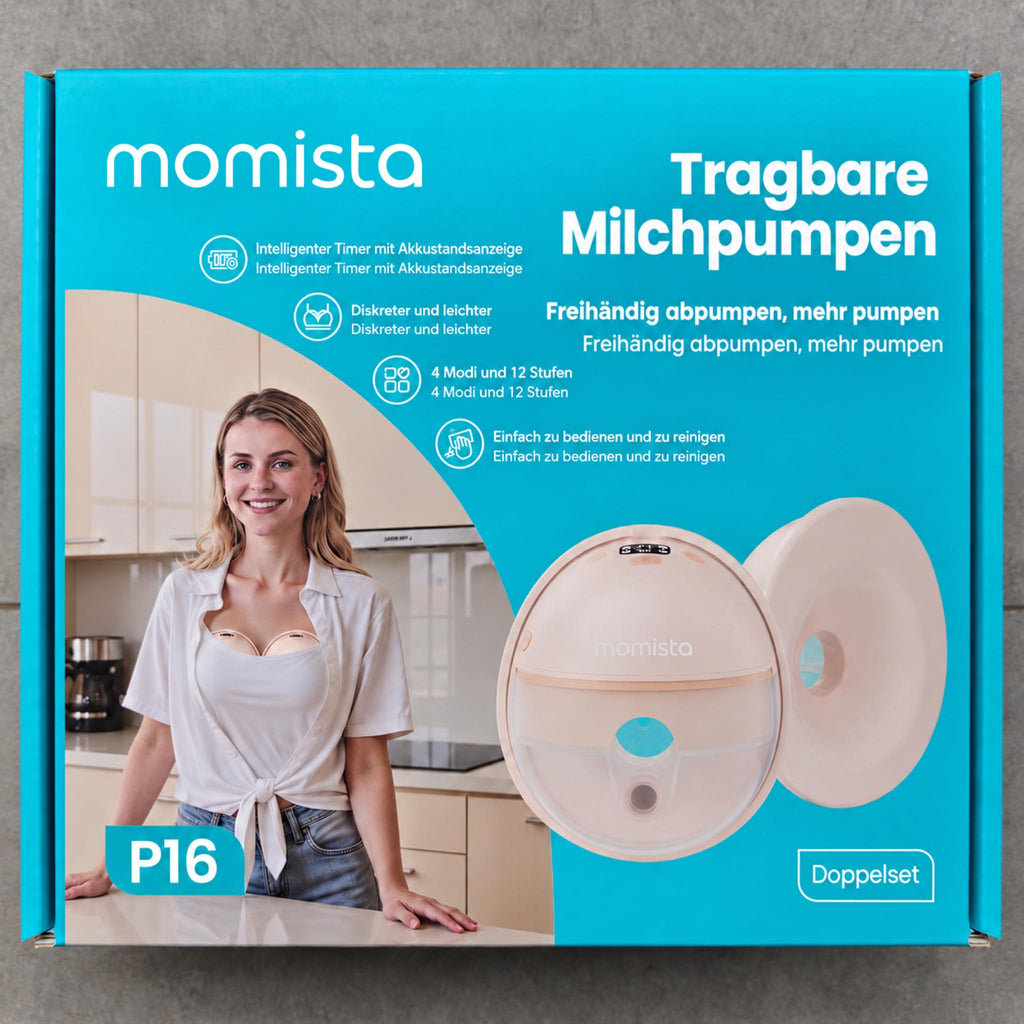 MilkFlow – Tragbare elektrische Milchpumpe im 2er-Set