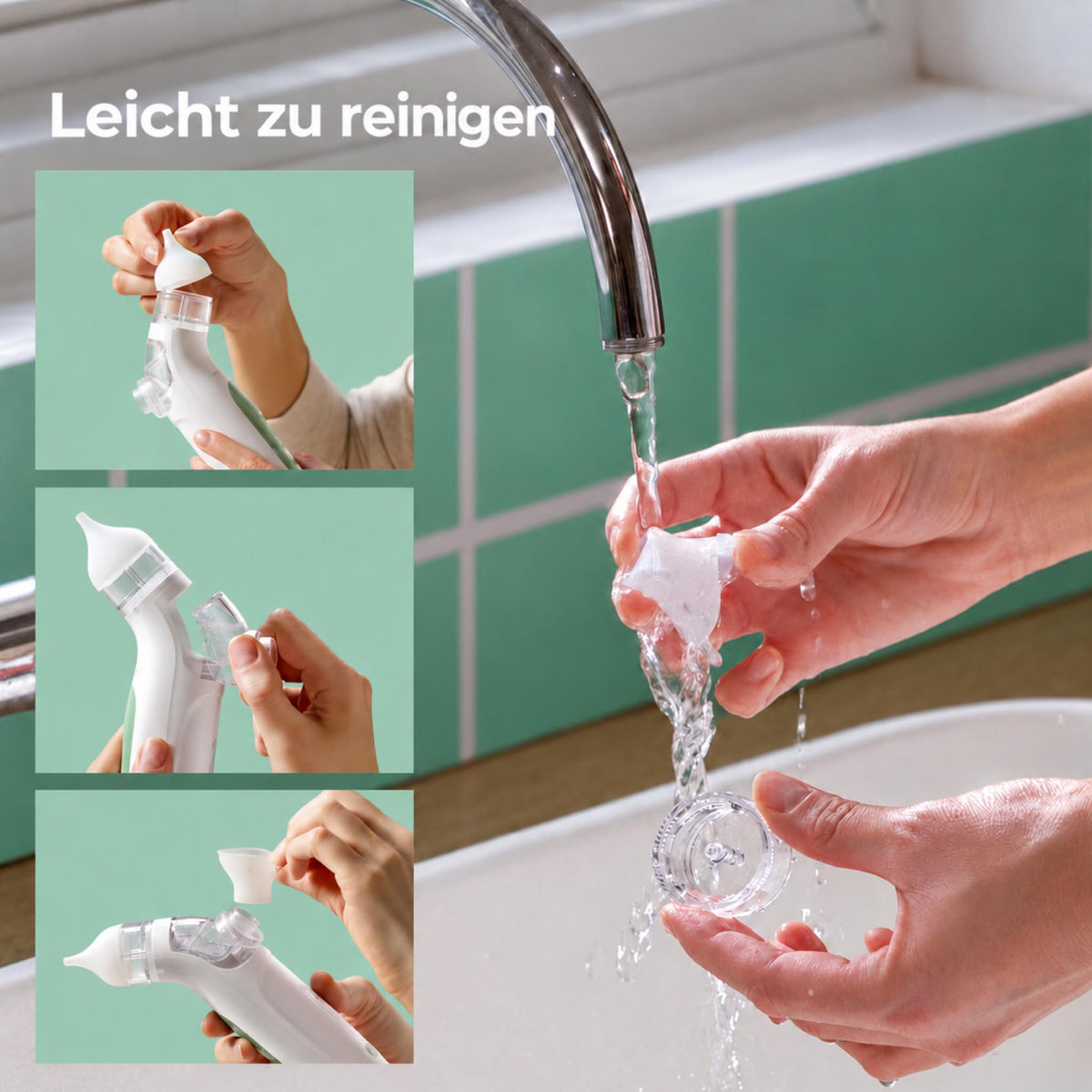 NoseCare – Elektrischer Nasensauger für Babys mit Sprühfunktion
