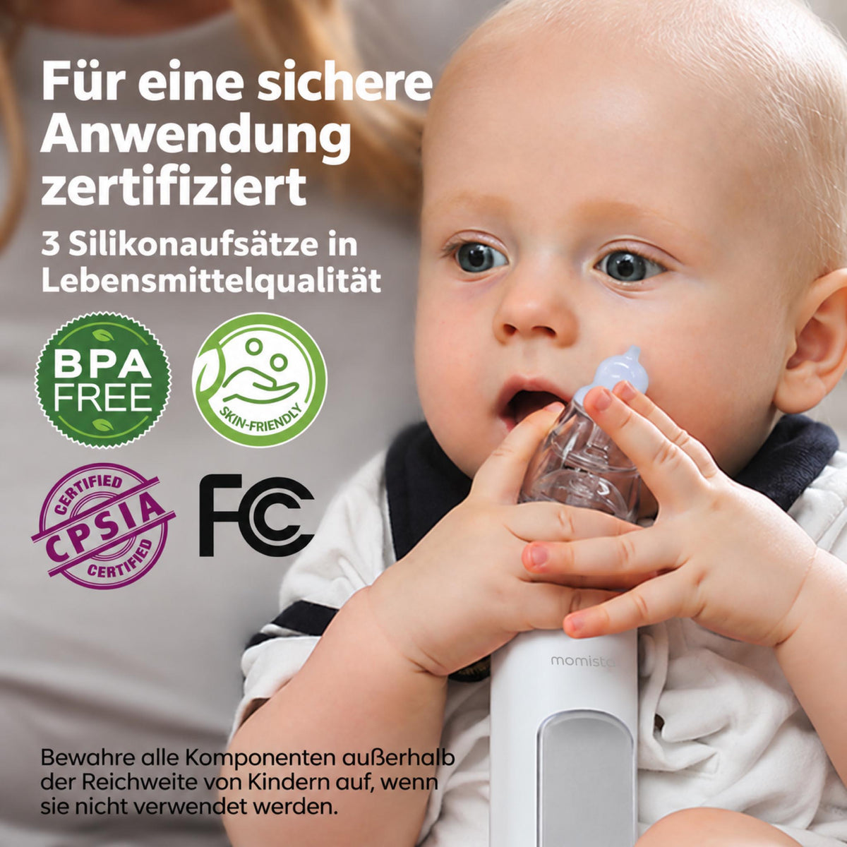 NoseCare Lite – Elektrischer Nasensauger für Babys