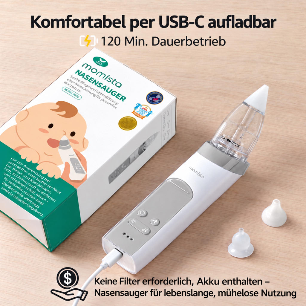 NoseCare Lite – Elektrischer Nasensauger für Babys