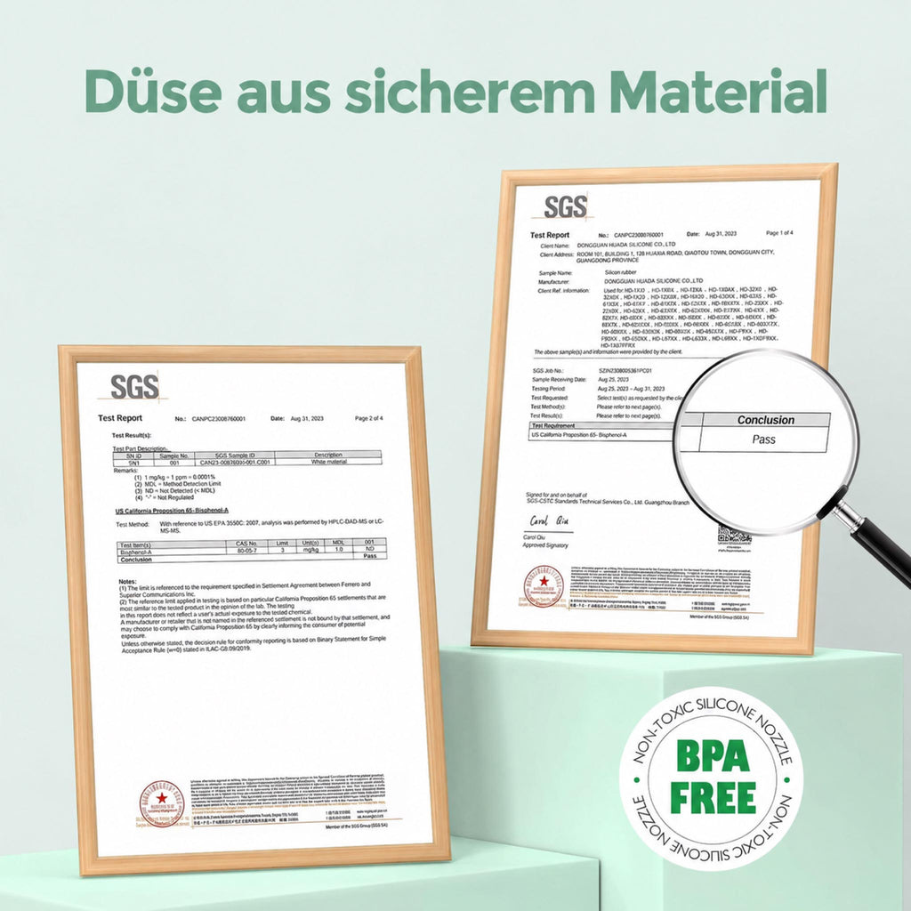 NoseCare Pro+ Elektrischer Nasensauger mit 9 Saugstufen