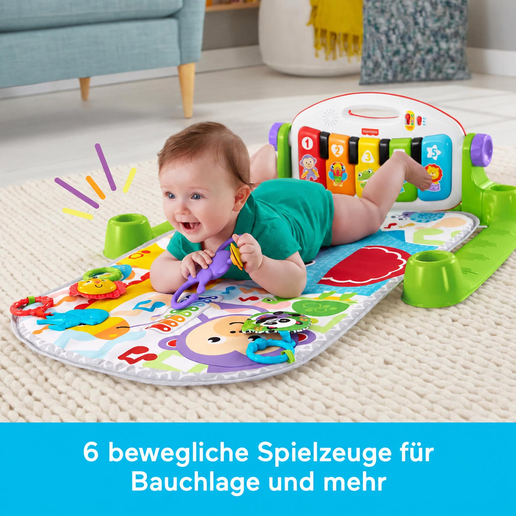 PlayBeat – Baby Spielmatte mit Spielbogen & Musik-Piano