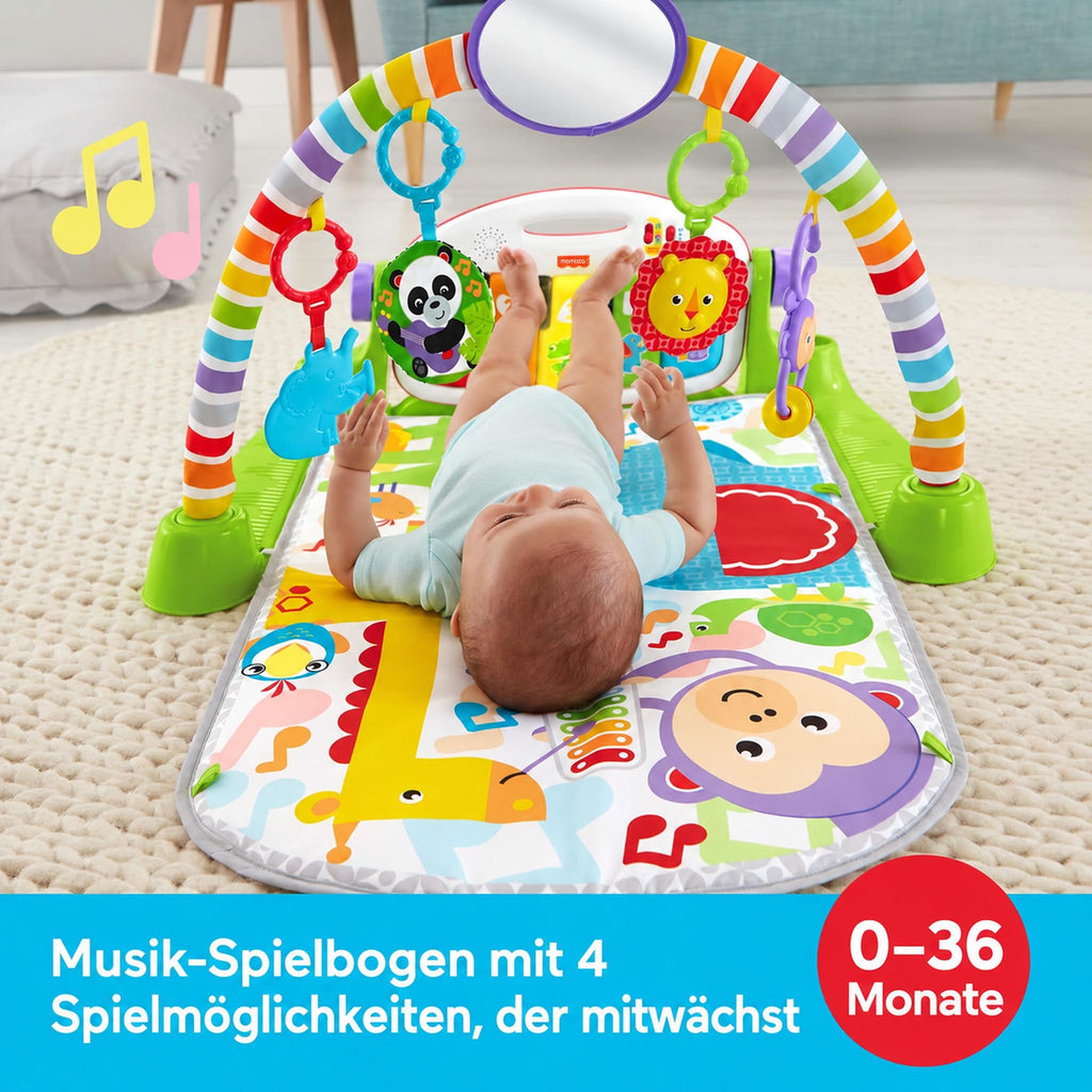 PlayBeat – Baby Spielmatte mit Spielbogen & Musik-Piano