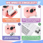 PrintCam – Kinderkamera mit Sofortdruck & Fotofunktion