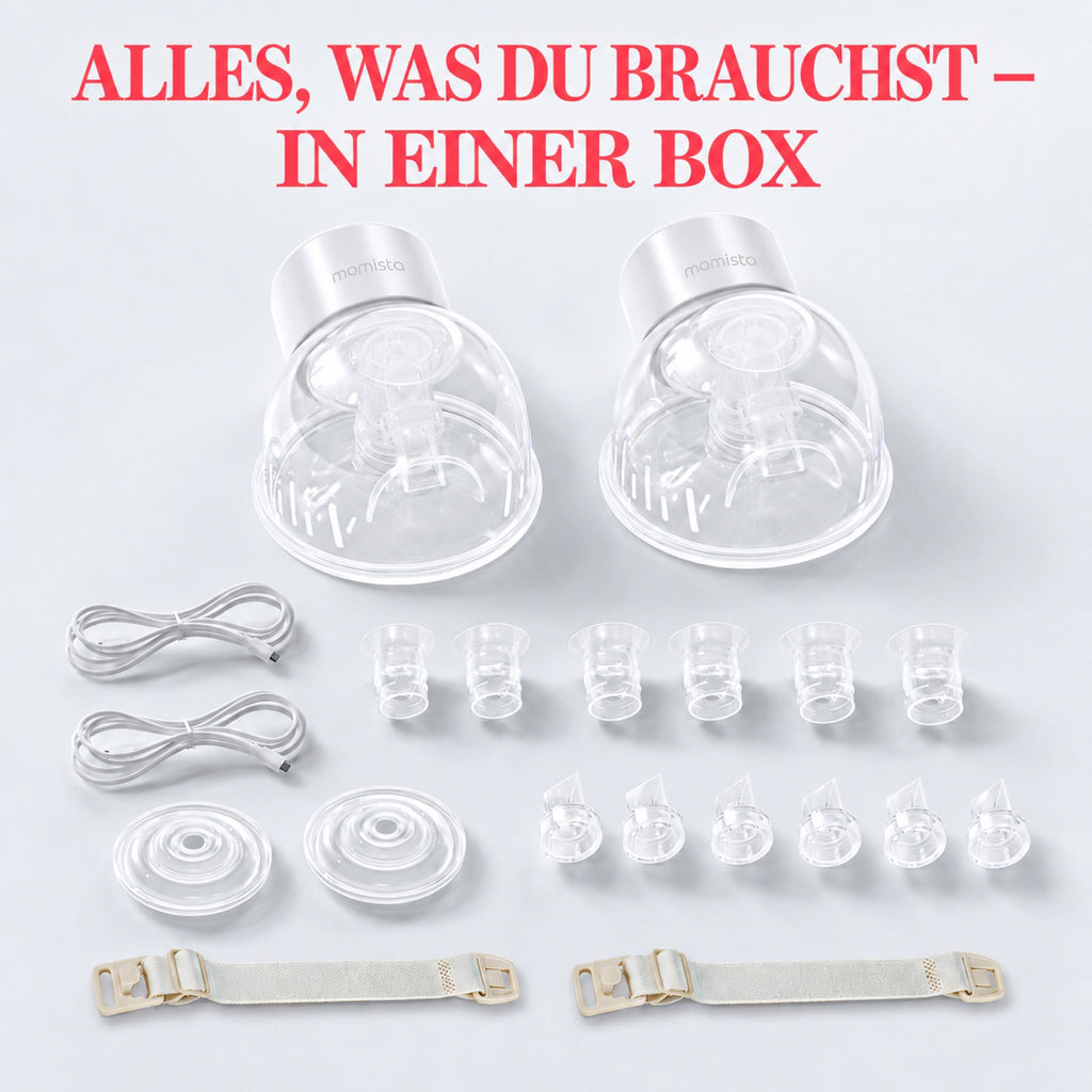 PumpEase – Tragbare elektrische Milchpumpe im 2er-Set