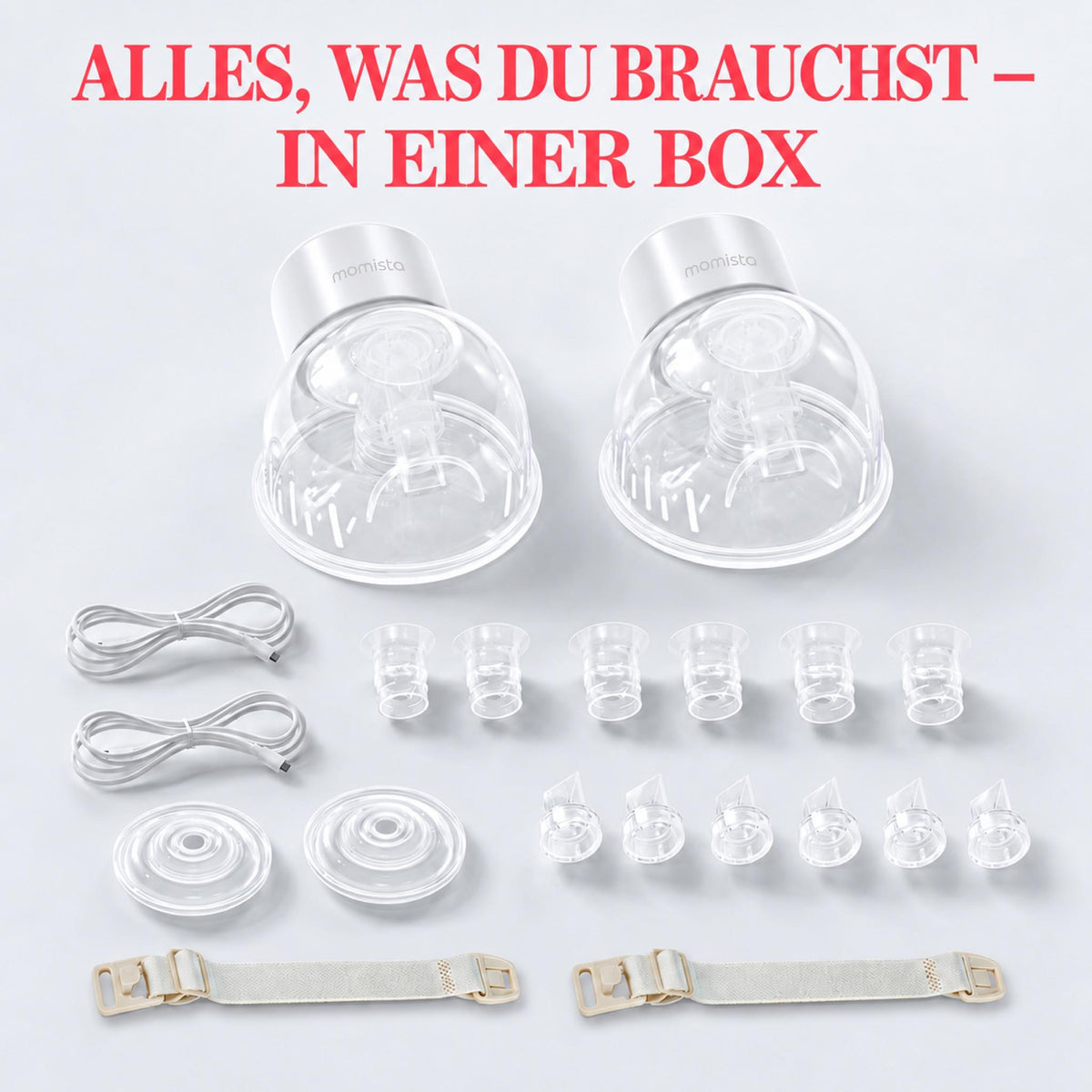 PumpEase – Tragbare elektrische Milchpumpe im 2er-Set