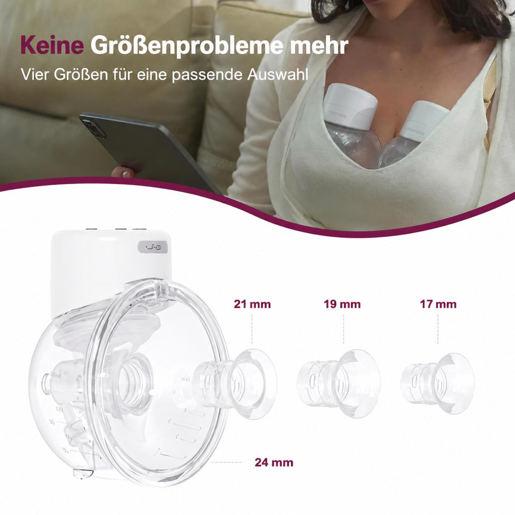 PumpEase – Tragbare elektrische Milchpumpe im 2er-Set