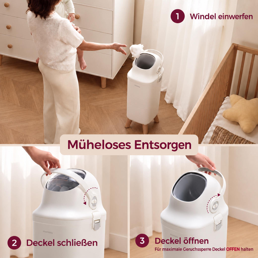 PureBin – Windeleimer mit Geruchsverschluss