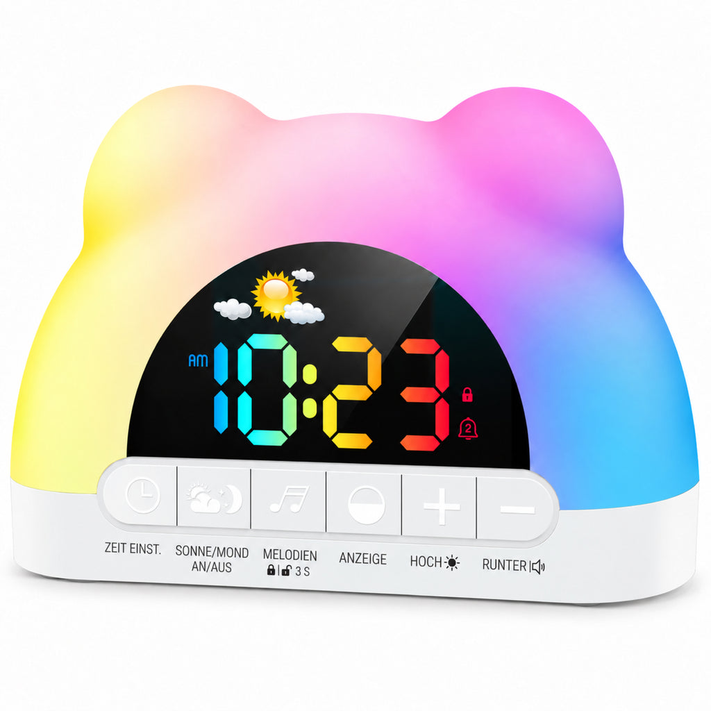 SleepBuddy – Kinderwecker mit Schlaftrainer & Nachtlicht
