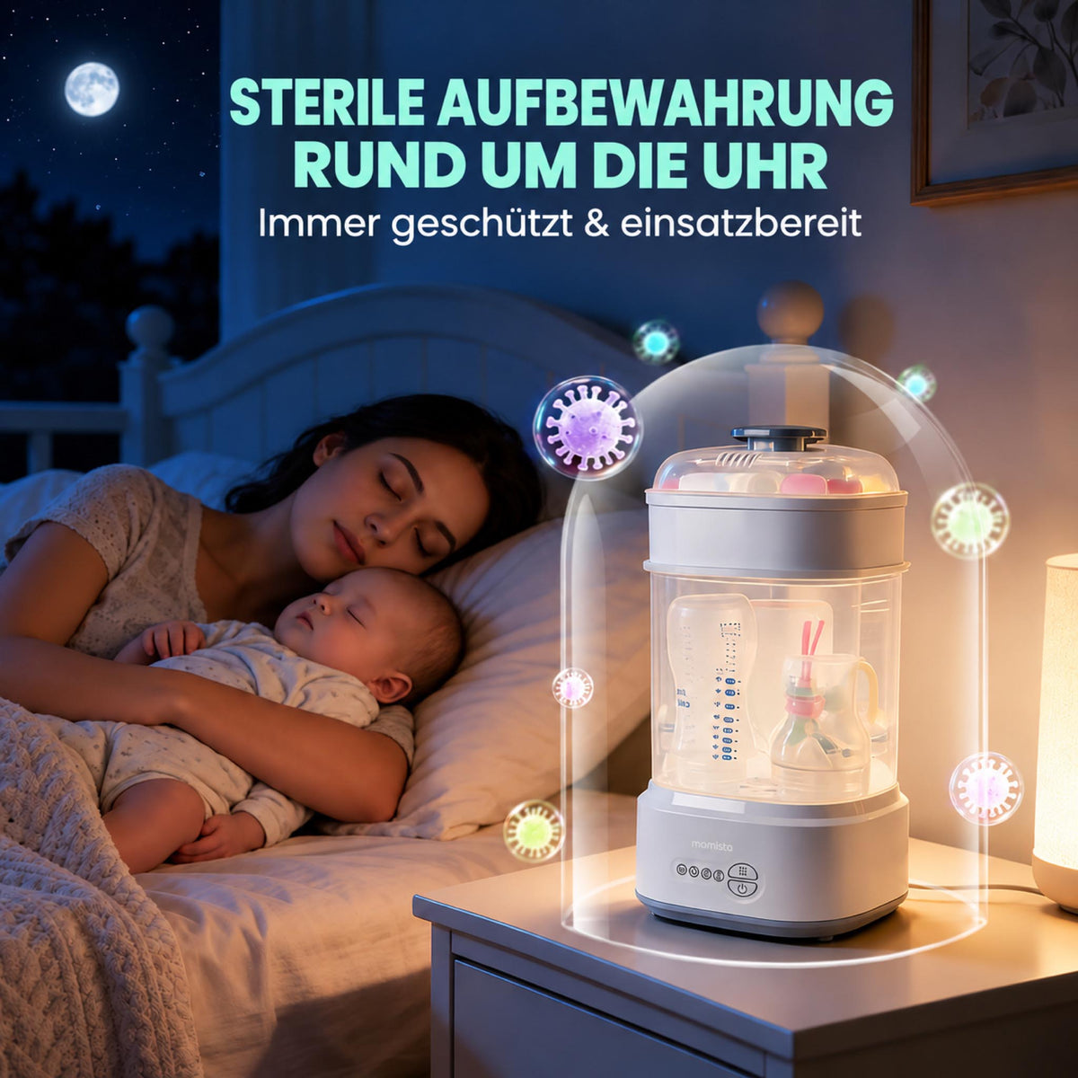 SteriCare – Flaschensterilisator mit Trocknungsfunktion