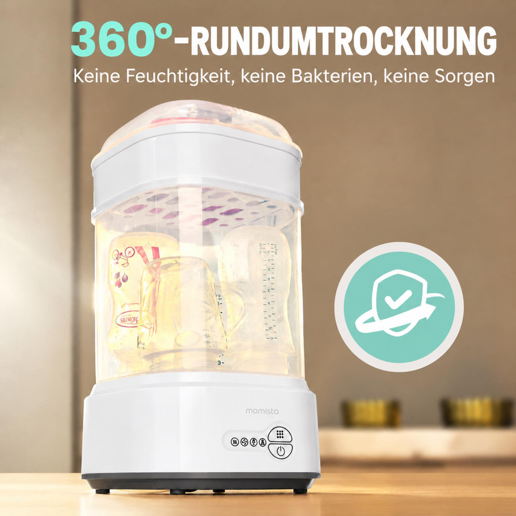 SteriCare – Flaschensterilisator mit Trocknungsfunktion