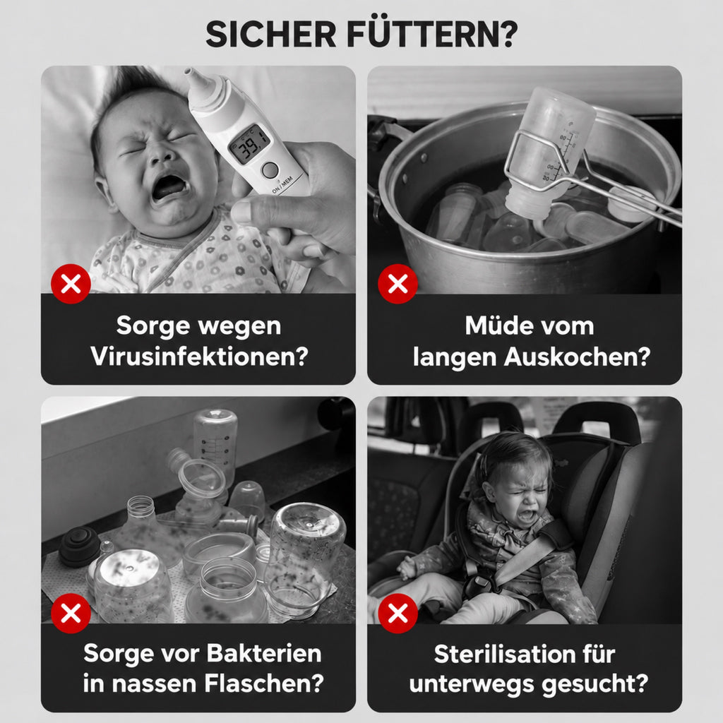 SteriCare – Flaschensterilisator mit Trocknungsfunktion