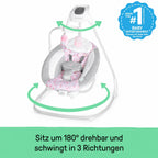 SwingEase – Elektrische Babywippe mit 6 Schaukelstufen