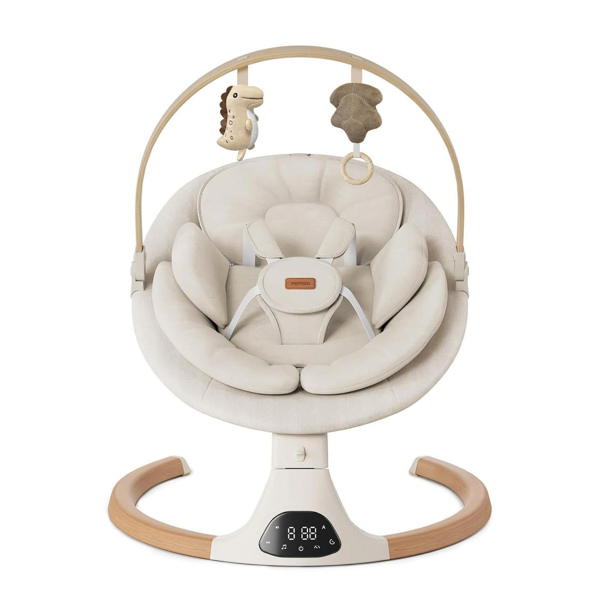 SwingGo – Elektrische Babywippe mit Bluetooth & 5 Schaukelstufen