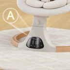 SwingGo – Elektrische Babywippe mit Bluetooth & 5 Schaukelstufen