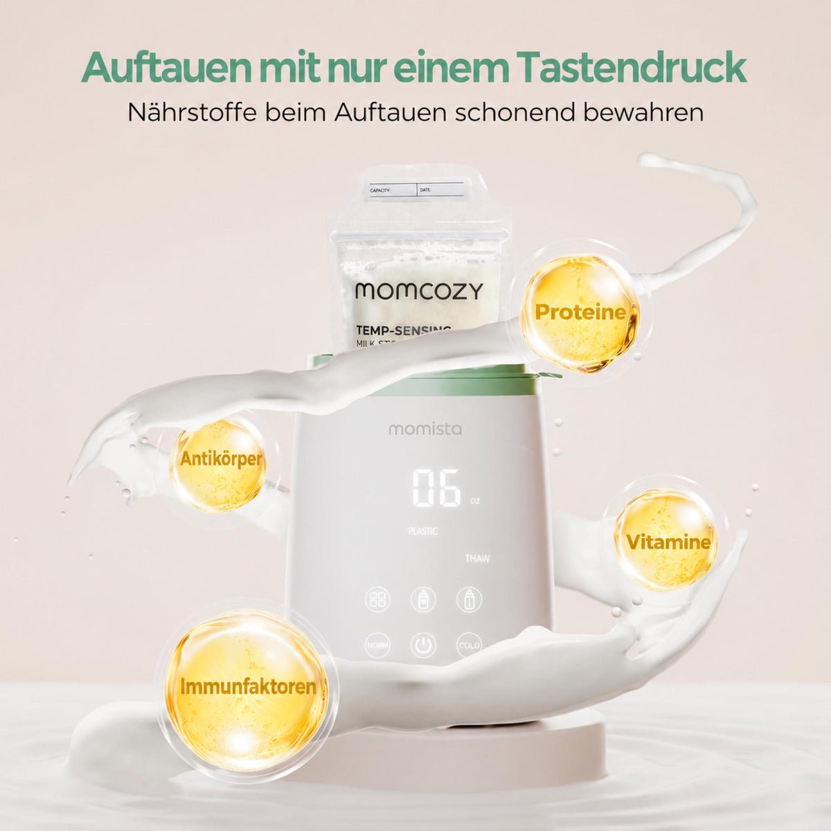 WarmFlow – Elektrischer Flaschenwärmer 10-in-1