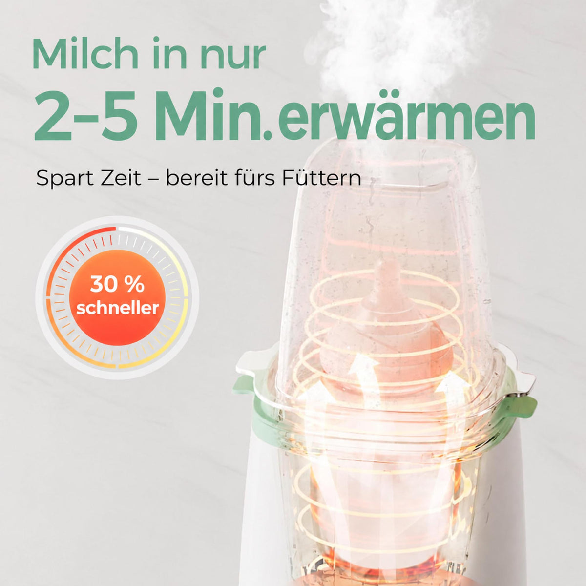 WarmFlow – Elektrischer Flaschenwärmer 10-in-1